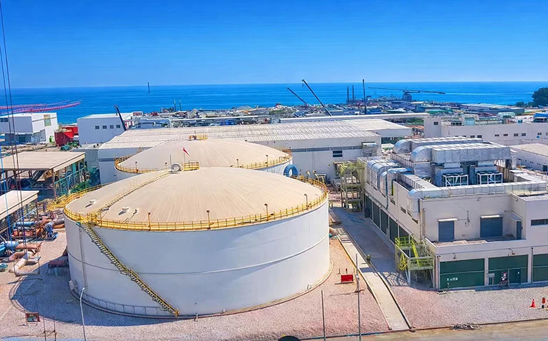 Dessalement de l'eau de mer de Jafurah